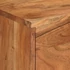 Kép 6/11 - Mézbarna és szürke tömör akácfa TV-szekrény 110 x 30 x 50 cm
