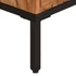 Kép 7/11 - Mézbarna és szürke tömör akácfa TV-szekrény 110 x 30 x 50 cm