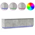 Kép 4/11 - TV szekrény LED beton szürke 180x38x49 cm műgyanta