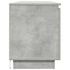 Kép 7/11 - TV szekrény LED beton szürke 180x38x49 cm műgyanta