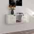 Kép 3/10 - Betonszürke szerelt fa TV-szekrény 88,5 x 27,5 x 30,5 cm