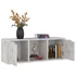 Kép 5/10 - Betonszürke szerelt fa TV-szekrény 88,5 x 27,5 x 30,5 cm