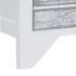 Kép 7/8 - Fehér-szürke tömör császárfa TV-szekrény 108 x 30 x 40 cm