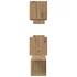Kép 8/11 - TV szekrény garnitúra 6 pcs kézműves tölgy 60 x 30 x 30 cm