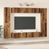 Kép 4/11 - TV szekrény garnitúra 10 pcs Régi fa 30.5 x 30 x 90 cm Faanyag
