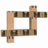 Kép 11/11 - TV szekrény garnitúra 10 pcs kézműves tölgy 30.5 x 30 x 90 cm