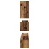 Kép 10/11 - TV szekrény garnitúra 8 pcs Régi fa 100 x 30 x 30 cm Faanyag