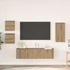 Kép 1/11 - TV szekrény garnitúra 5 pcs kézműves tölgy 30.5 x 30 x 60 cm