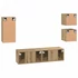 Kép 10/11 - TV szekrény garnitúra 5 pcs kézműves tölgy 30.5 x 30 x 60 cm