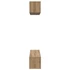 Kép 8/11 - TV Szekrény Szett 4 pcs kézműves tölgy Közepes 80 x 30 x 30 cm