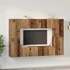 Kép 4/11 - TV szekrény garnitúra polcokkal 8 pcs Régi fa 60 x 30 x 30 cm