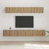 Kép 1/11 - TV Szekrény Szett 5 pcs kézműves tölgy 80 x 30 x 30 cm Közepes