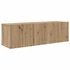 Kép 7/11 - TV Szekrény Szett 5 pcs kézműves tölgy 80 x 30 x 30 cm Közepes