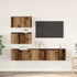 Kép 1/11 - TV szekrény garnitúra 4 pcs Régi fa 80 x 30 x 30 cm