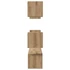Kép 8/11 - TV szekrény garnitúra 7 pcs kézműves tölgy 60 x 30 x 30 cm
