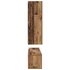 Kép 8/11 - TV szekrény garnitúra 4 pcs Régi fa 30.5 x 30 x 90 cm Faanyag
