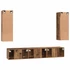 Kép 9/11 - TV szekrény garnitúra 4 pcs Régi fa 30.5 x 30 x 90 cm Faanyag