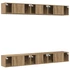 Kép 9/11 - TV szekrény garnitúra 6 pcs kézműves tölgy 60 x 30 x 35 cm