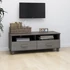 Kép 7/9 - HAMAR világosszürke tömör fenyőfa TV-szekrény 106 x 40 x 40 cm