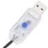 Kép 7/7 - Meleg fehér fényű PVC LED-füzér 400 LED-el 40 m