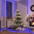 Kép 1/7 - Kék fényű fürtös PVC LED-szalag 400 LED-del 7,4 m