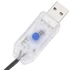 Kép 7/7 - Kék fényű fürtös PVC LED-szalag 400 LED-del 7,4 m