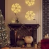 Kép 1/6 - Karácsonyi hópehely 48 meleg fehér LED-del 27 x 27 cm