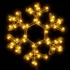 Kép 3/6 - Karácsonyi hópehely 48 meleg fehér LED-del 27 x 27 cm
