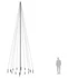 Kép 9/10 - Karácsonyfa cövekkel 1134 színes LED-del 800 cm