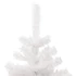 Kép 5/10 - Fehér PVC kivilágított kacskaringós karácsonyfa kaspóval 120 cm