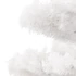 Kép 6/10 - Fehér PVC kivilágított kacskaringós karácsonyfa kaspóval 120 cm