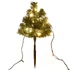 Kép 3/10 - 6 db PVC karácsonyi kültéri díszfa meleg fehér LED-ekkel 45 cm