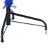 Kép 7/9 - Kék PVC fél műkarácsonyfa állvánnyal 180 cm