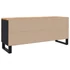 Kép 5/10 - Tömör akácfa TV-szekrény 105 x 33 x 46 cm