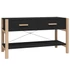 Kép 2/10 - Fekete szerelt fa TV-szekrény 82x38x45 cm