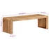 Kép 7/11 - Tömör akácfa TV-szekrény 110 x 33 x 33 cm