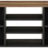 Kép 7/11 - Tömör mangó- és szerelt fa TV-szekrény 100 x 33 x 46 cm