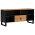 Kép 2/11 - Tömör akácfa és szerelt fa TV-szekrény 100 x 33 x 46 cm