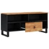 Kép 3/11 - Tömör akácfa és szerelt fa TV-szekrény 100 x 33 x 46 cm