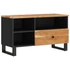 Kép 2/11 - Tömör akácfa és szerelt fa TV-szekrény 80 x 33 x 46 cm