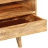 Kép 8/10 - Tömör mangófa TV-szekrény 110x30x41 cm