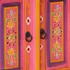Kép 8/11 - Rózsaszín tömör mangófa TV-szekrény 110 x 30 x 40 cm