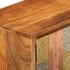 Kép 5/11 - Tömör akácfa és fém TV-szekrény ajtókkal 112 x 30 x 40 cm