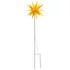 Kép 8/11 - Összecsukható tüskés sárga karácsonyi lámpa LED-del 57 cm