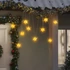 Kép 1/11 - 10 db sárga karácsonyi lámpa LED-del 10 cm