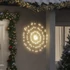 Kép 1/11 - 4 db karácsonyi meleg fehér csillagfény 140 db LED 17 cm