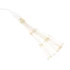 Kép 6/11 - 4 db karácsonyi hideg fehér csillagfény 140 db LED 17 cm