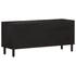 Kép 5/10 - Fekete tömör mangófa TV-szekrény 105 x 33 x 46 cm