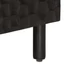 Kép 8/10 - Fekete tömör mangófa TV-szekrény 105 x 33 x 46 cm