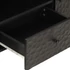 Kép 7/10 - Fekete tömör mangófa TV-szekrény 105 x 33 x 46 cm